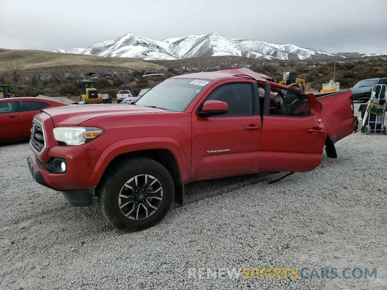 1 Photograph of a damaged car 5TFCZ5AN2KX201290 TOYOTA TACOMA 2019