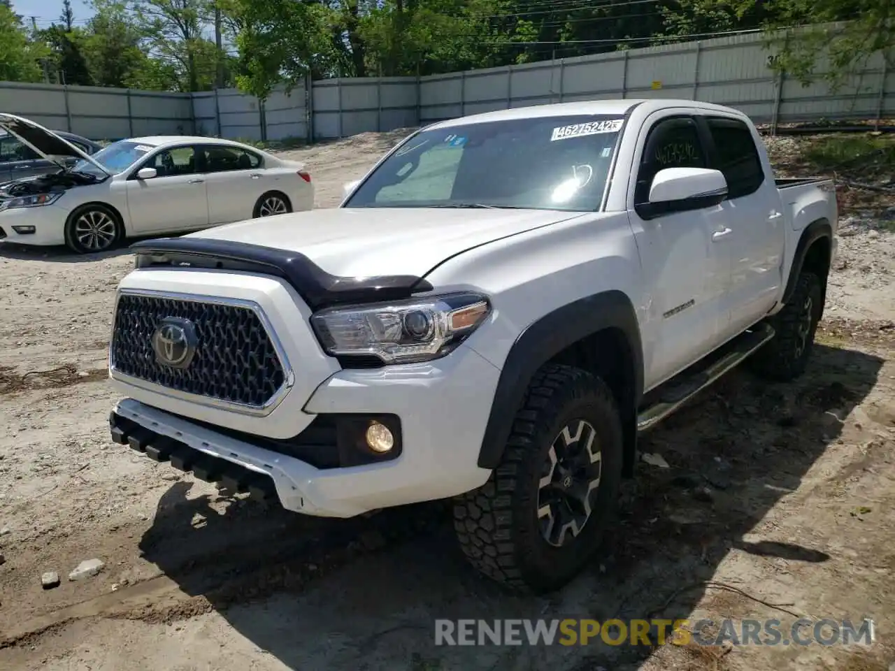 2 Photograph of a damaged car 5TFCZ5AN3KX183799 TOYOTA TACOMA 2019