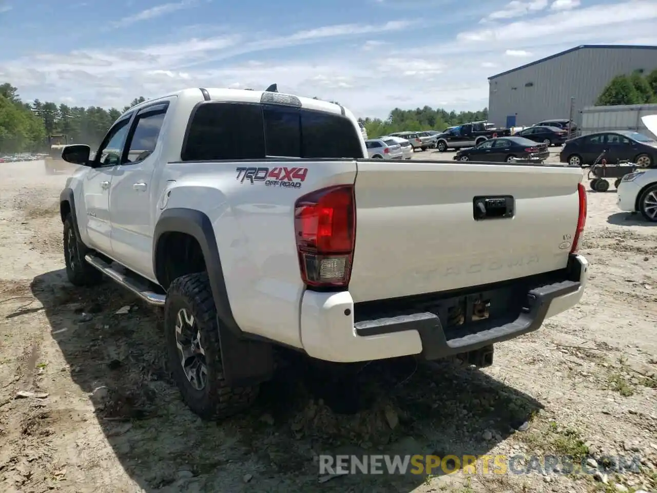 3 Photograph of a damaged car 5TFCZ5AN3KX183799 TOYOTA TACOMA 2019