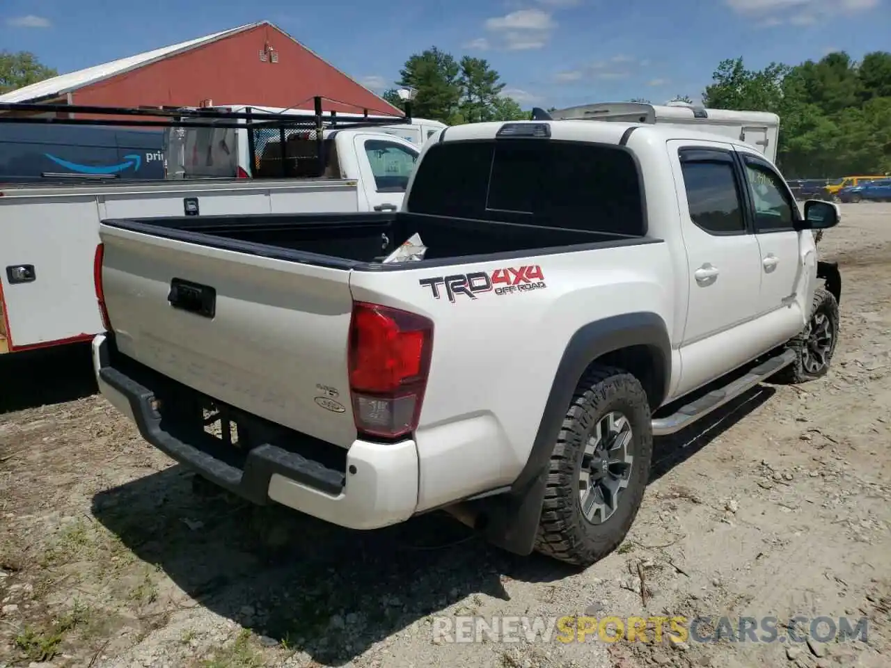 4 Photograph of a damaged car 5TFCZ5AN3KX183799 TOYOTA TACOMA 2019