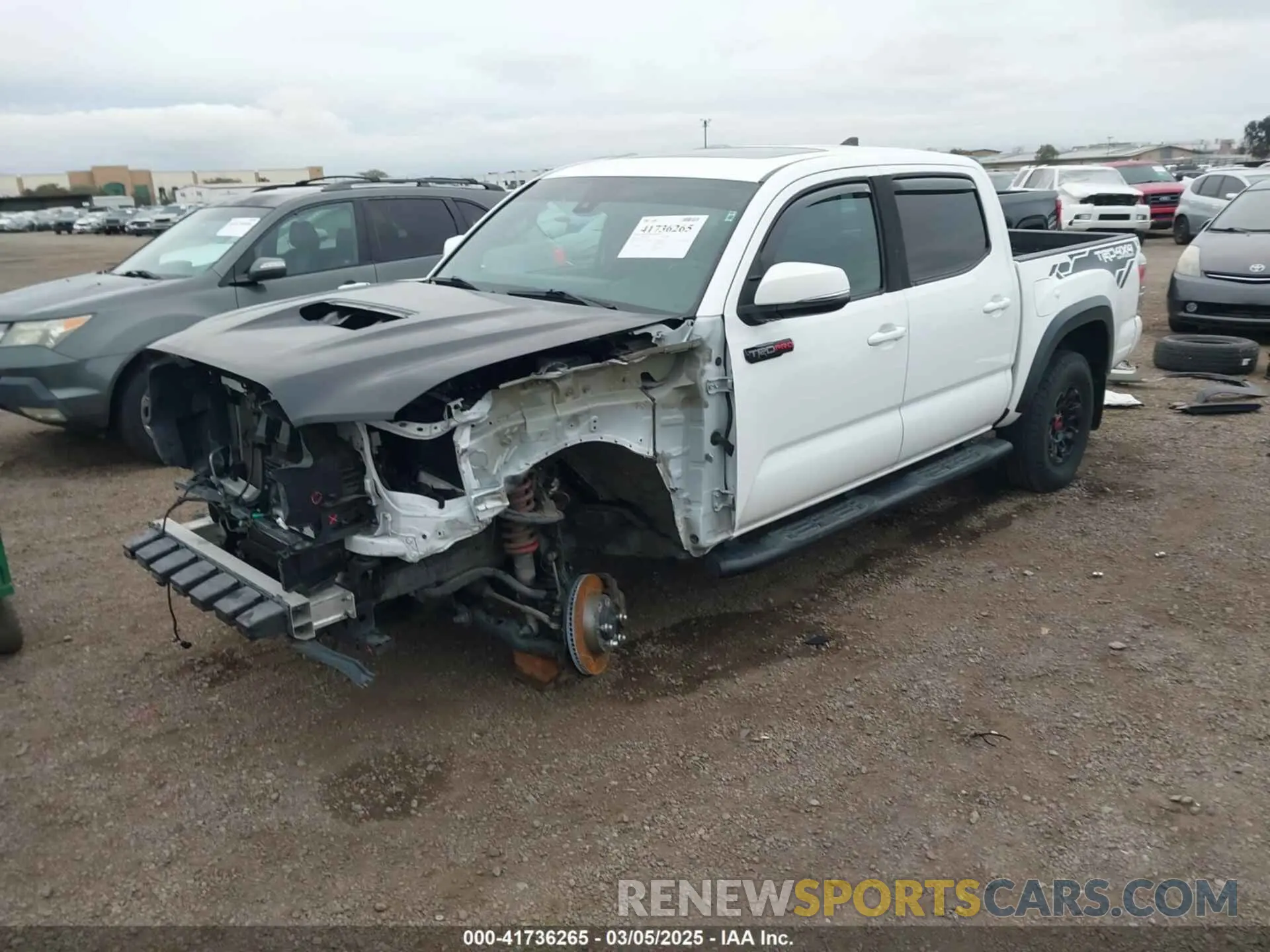 2 Photograph of a damaged car 5TFCZ5AN5KX178720 TOYOTA TACOMA 2019