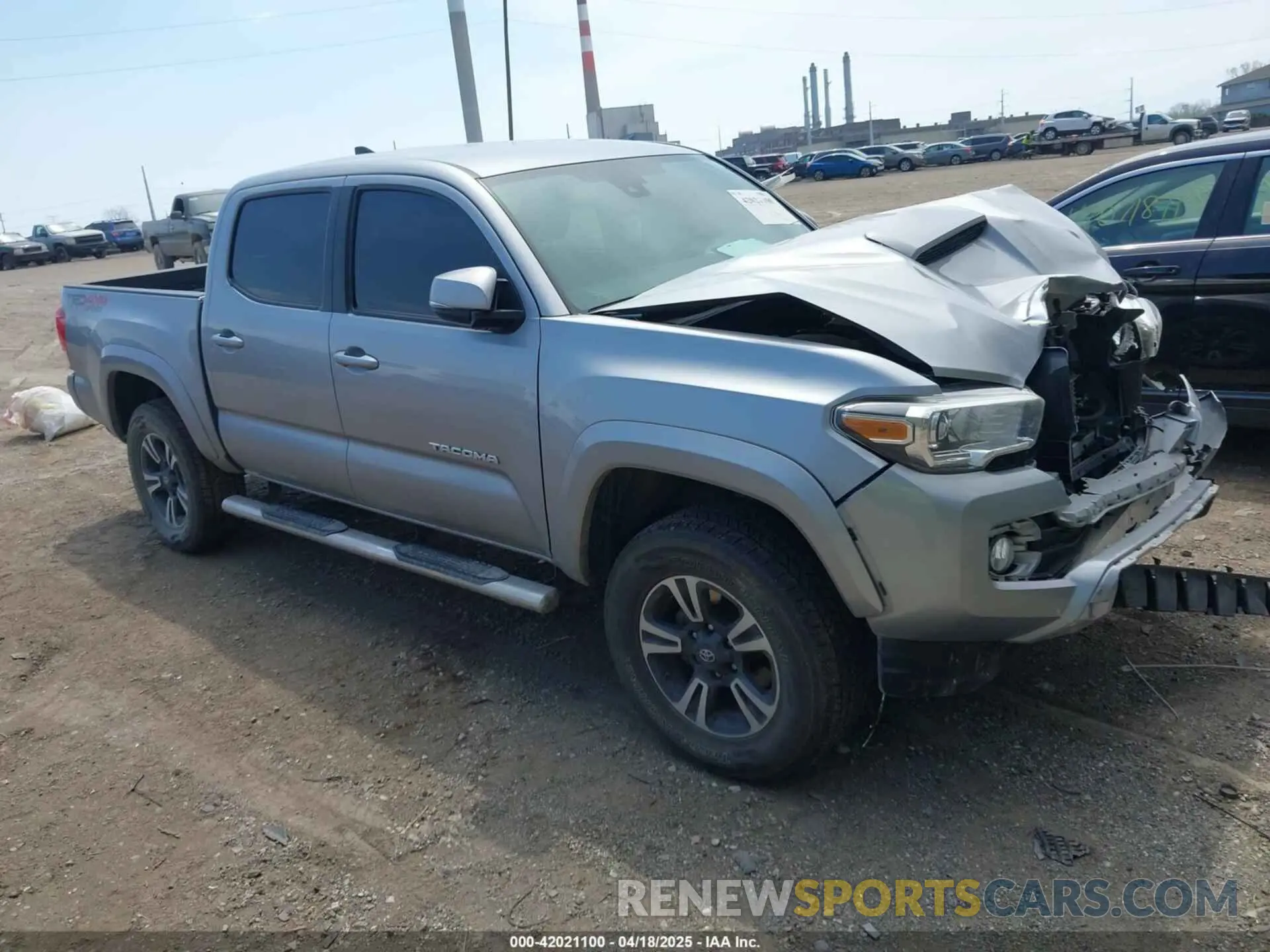 1 Photograph of a damaged car 5TFCZ5AN5KX195629 TOYOTA TACOMA 2019