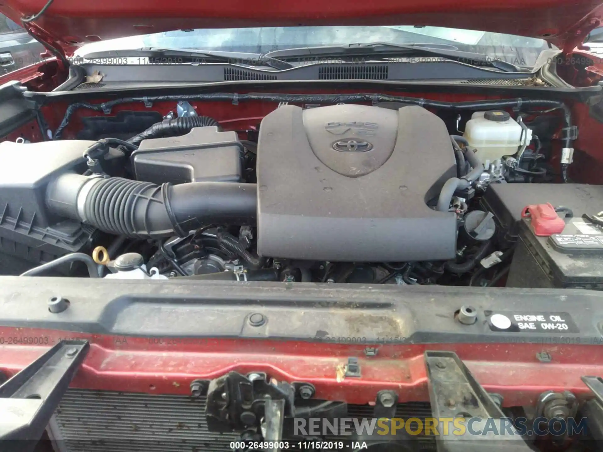 10 Photograph of a damaged car 5TFCZ5AN5KX195940 TOYOTA TACOMA 2019