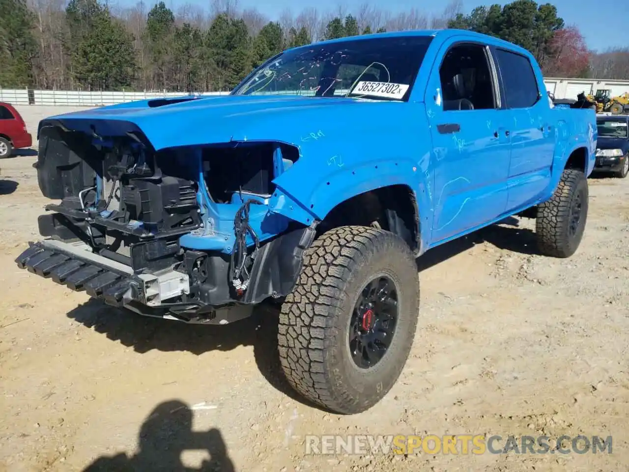 2 Photograph of a damaged car 5TFCZ5AN6KX173526 TOYOTA TACOMA 2019