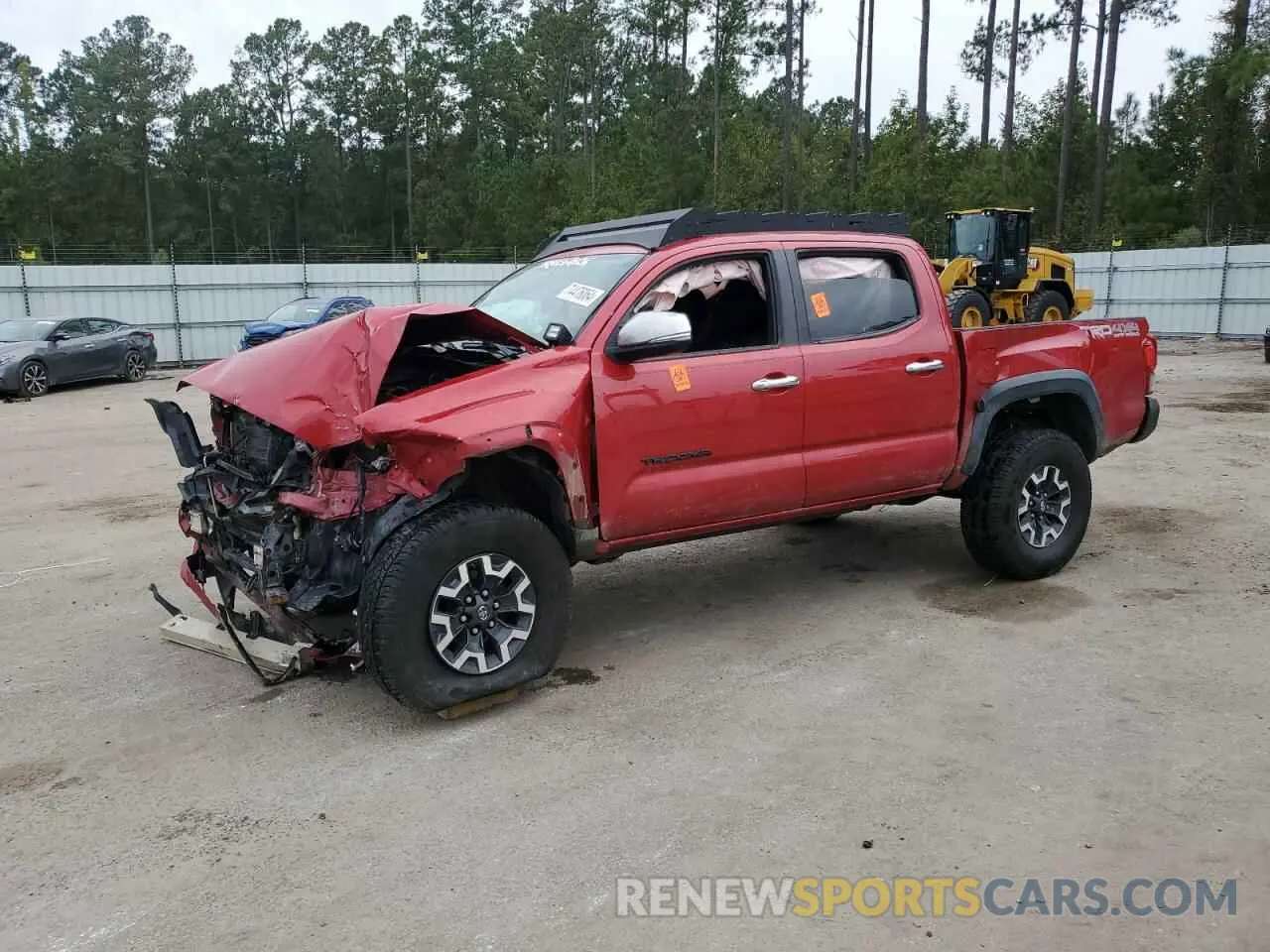 1 Photograph of a damaged car 5TFCZ5AN8GX006723 TOYOTA TACOMA 2019