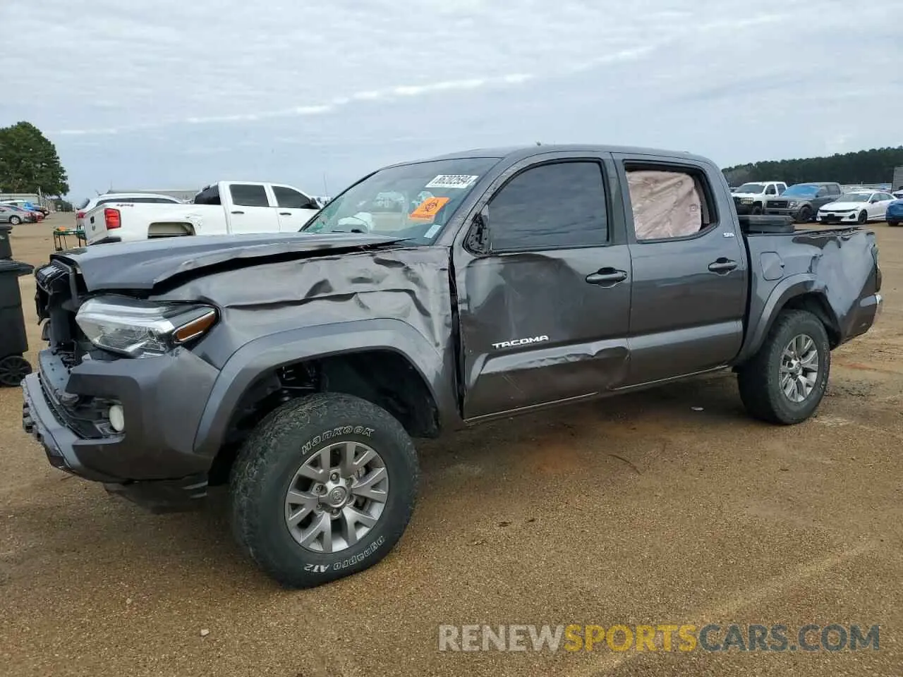 1 Photograph of a damaged car 5TFCZ5AN8KX192708 TOYOTA TACOMA 2019