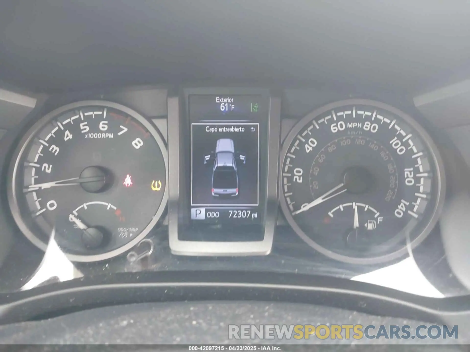 7 Photograph of a damaged car 5TFCZ5AN8KX194927 TOYOTA TACOMA 2019