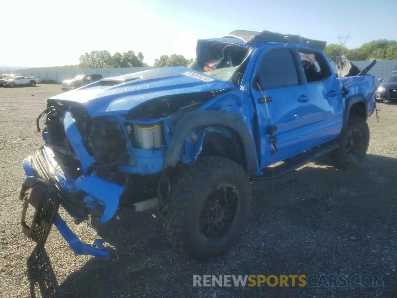 1 Photograph of a damaged car 5TFCZ5AN8KX201925 TOYOTA TACOMA 2019