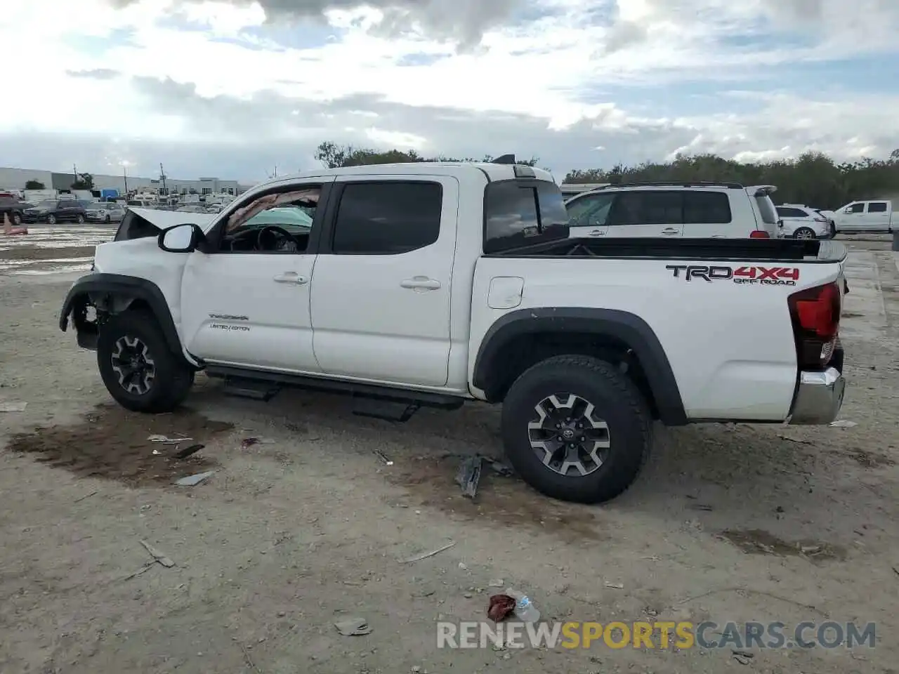 2 Photograph of a damaged car 5TFCZ5ANXKX165896 TOYOTA TACOMA 2019