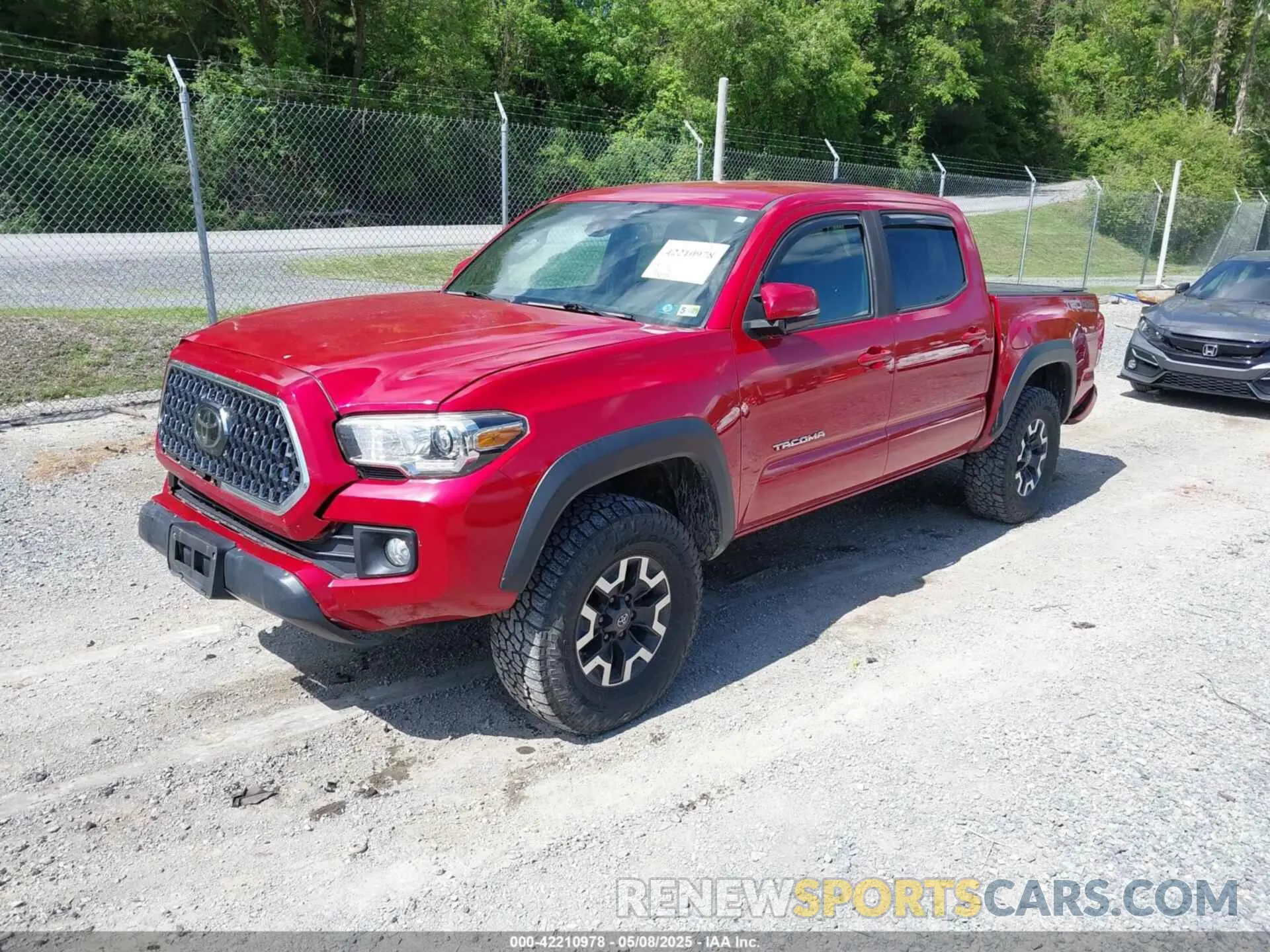 2 Photograph of a damaged car 5TFCZ5ANXKX190152 TOYOTA TACOMA 2019