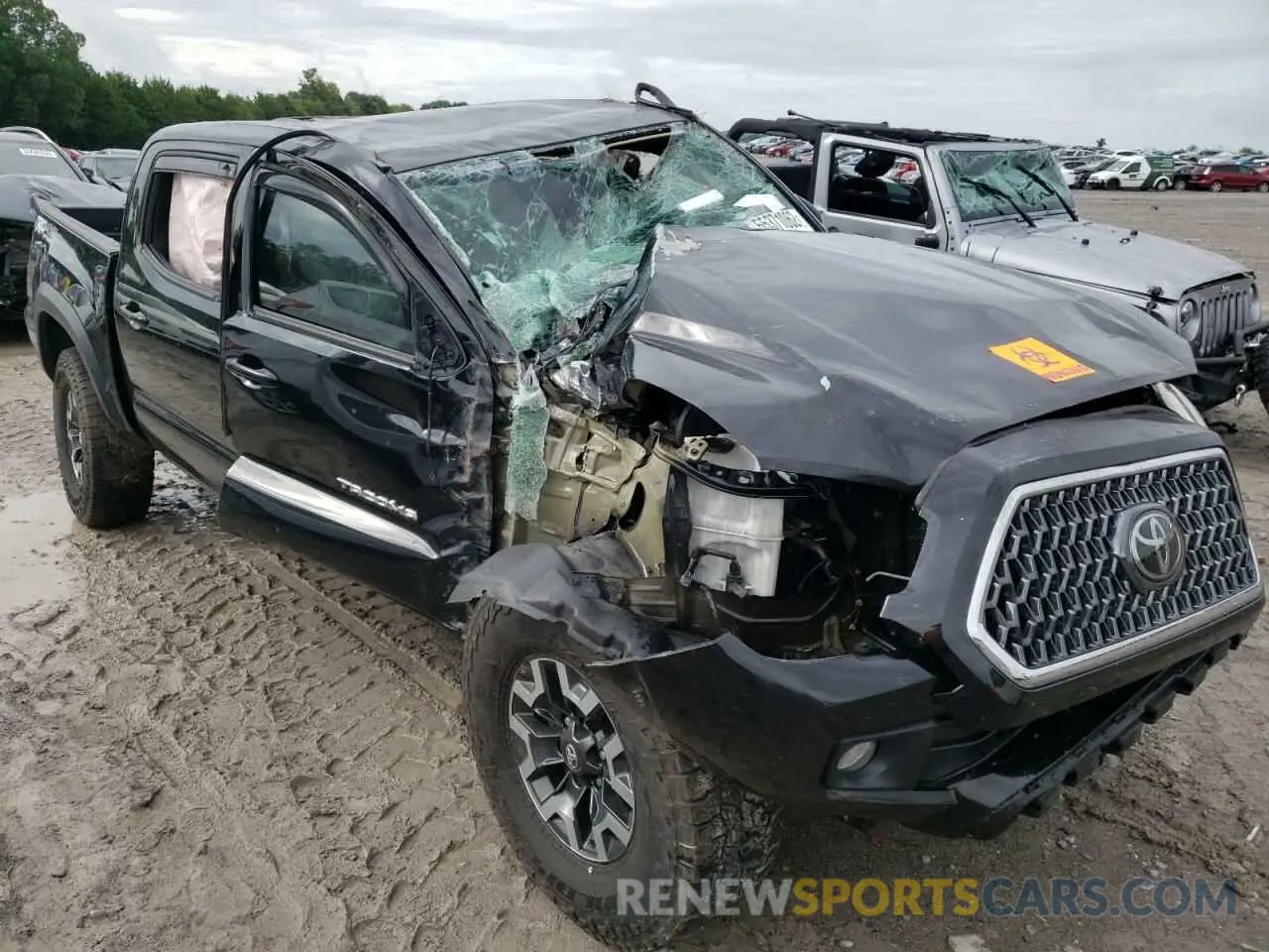 1 Photograph of a damaged car 5TFCZ5ANXKX190331 TOYOTA TACOMA 2019