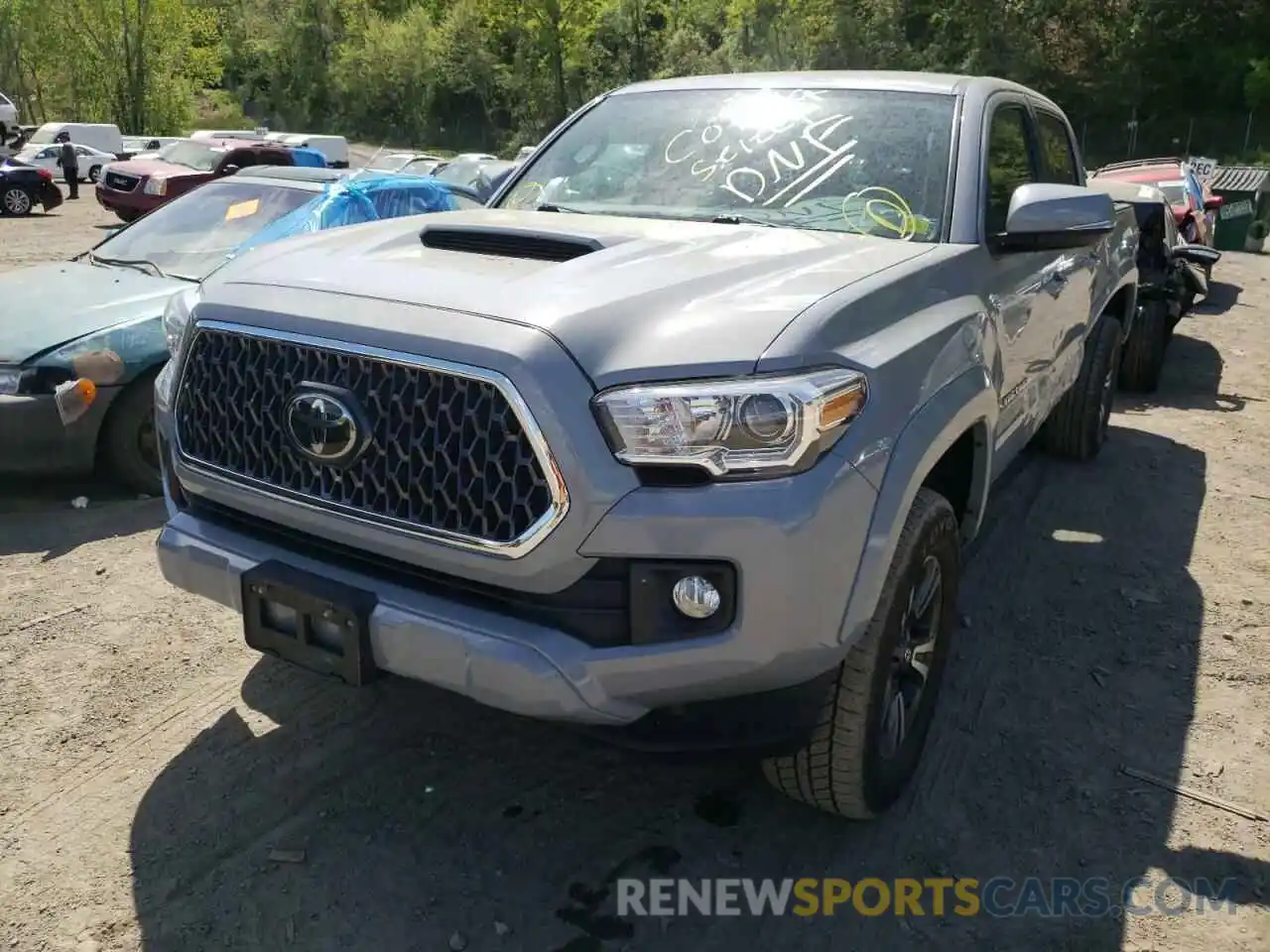 2 Photograph of a damaged car 5TFDZ5BN0KX038688 TOYOTA TACOMA 2019