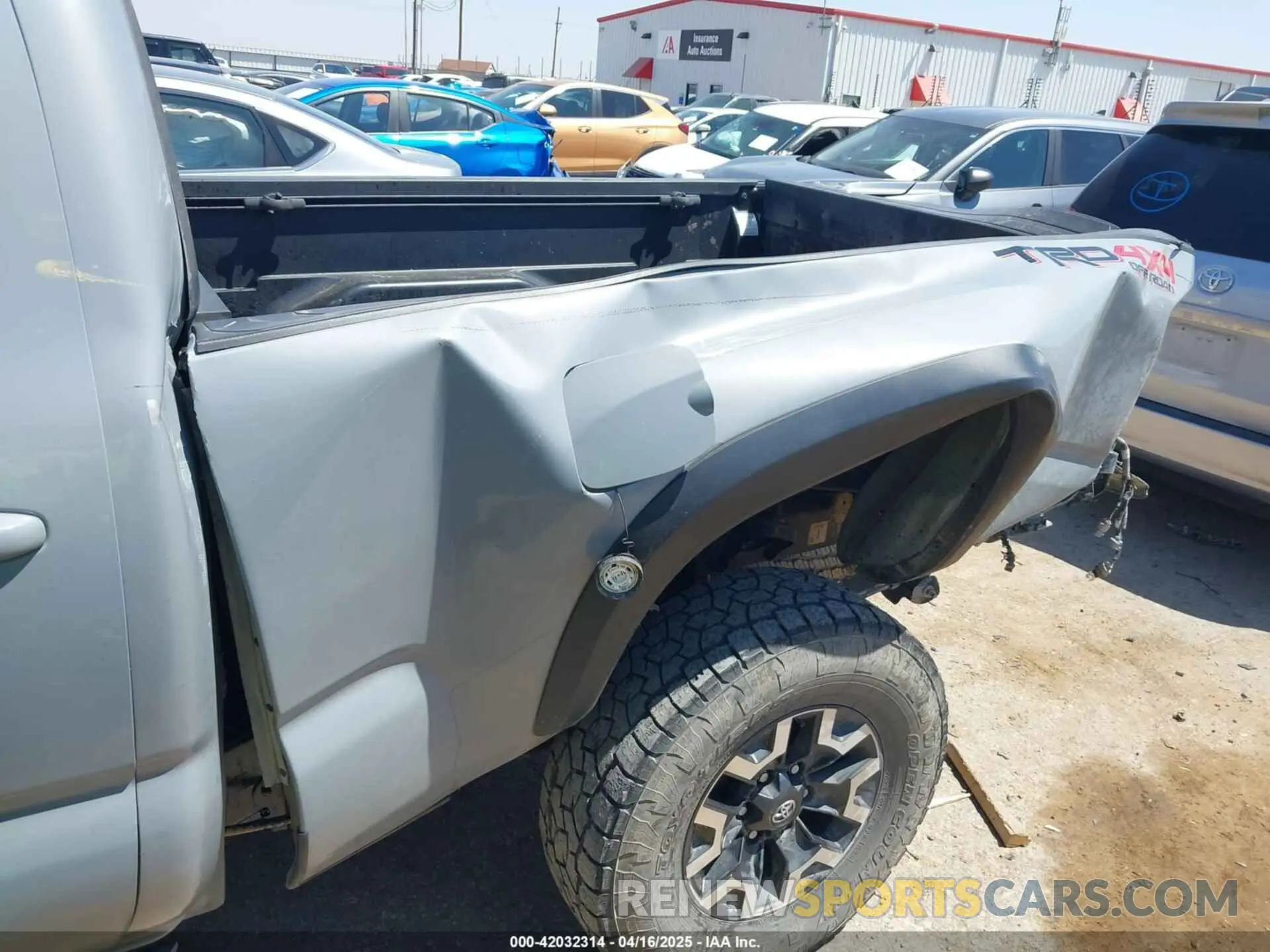 6 Photograph of a damaged car 5TFDZ5BN4KX043893 TOYOTA TACOMA 2019