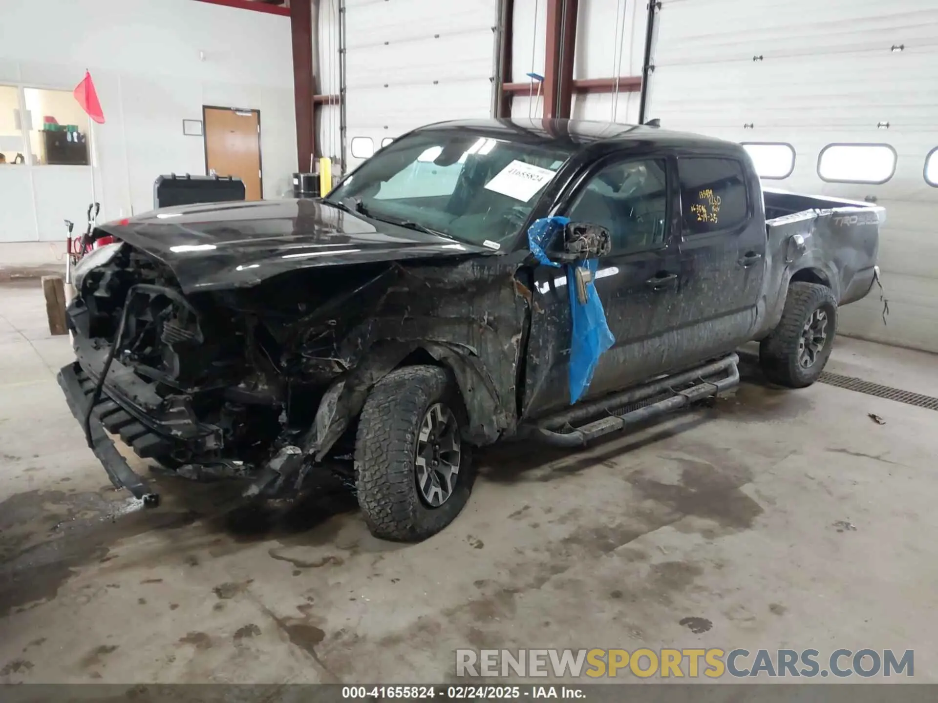 2 Photograph of a damaged car 5TFDZ5BN9KX043596 TOYOTA TACOMA 2019