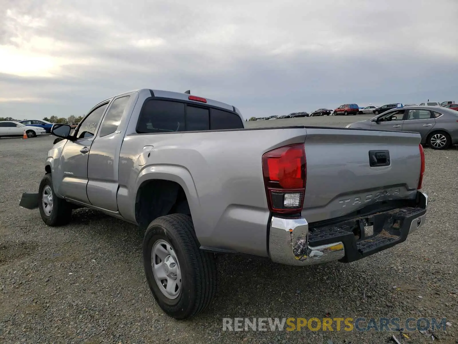 3 Photograph of a damaged car 5TFRX5GN0KX140450 TOYOTA TACOMA 2019