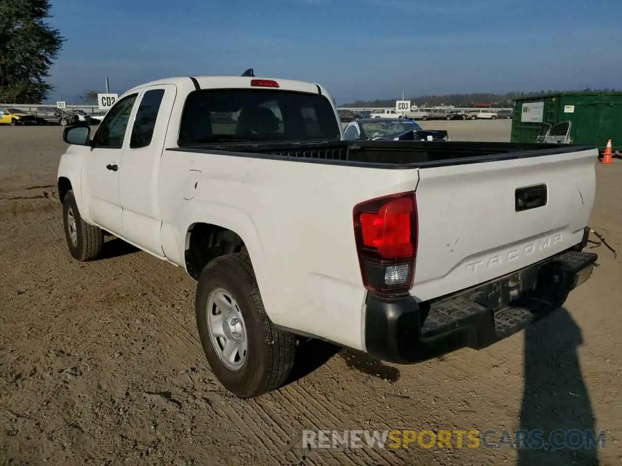 3 Photograph of a damaged car 5TFRX5GN0KX141615 TOYOTA TACOMA 2019