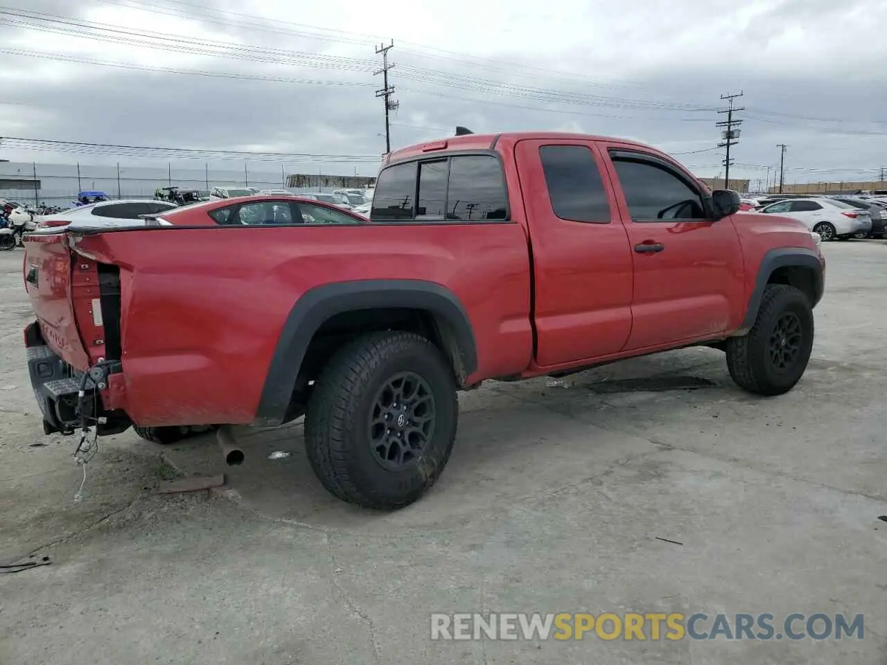 3 Photograph of a damaged car 5TFRX5GN0KX153487 TOYOTA TACOMA 2019