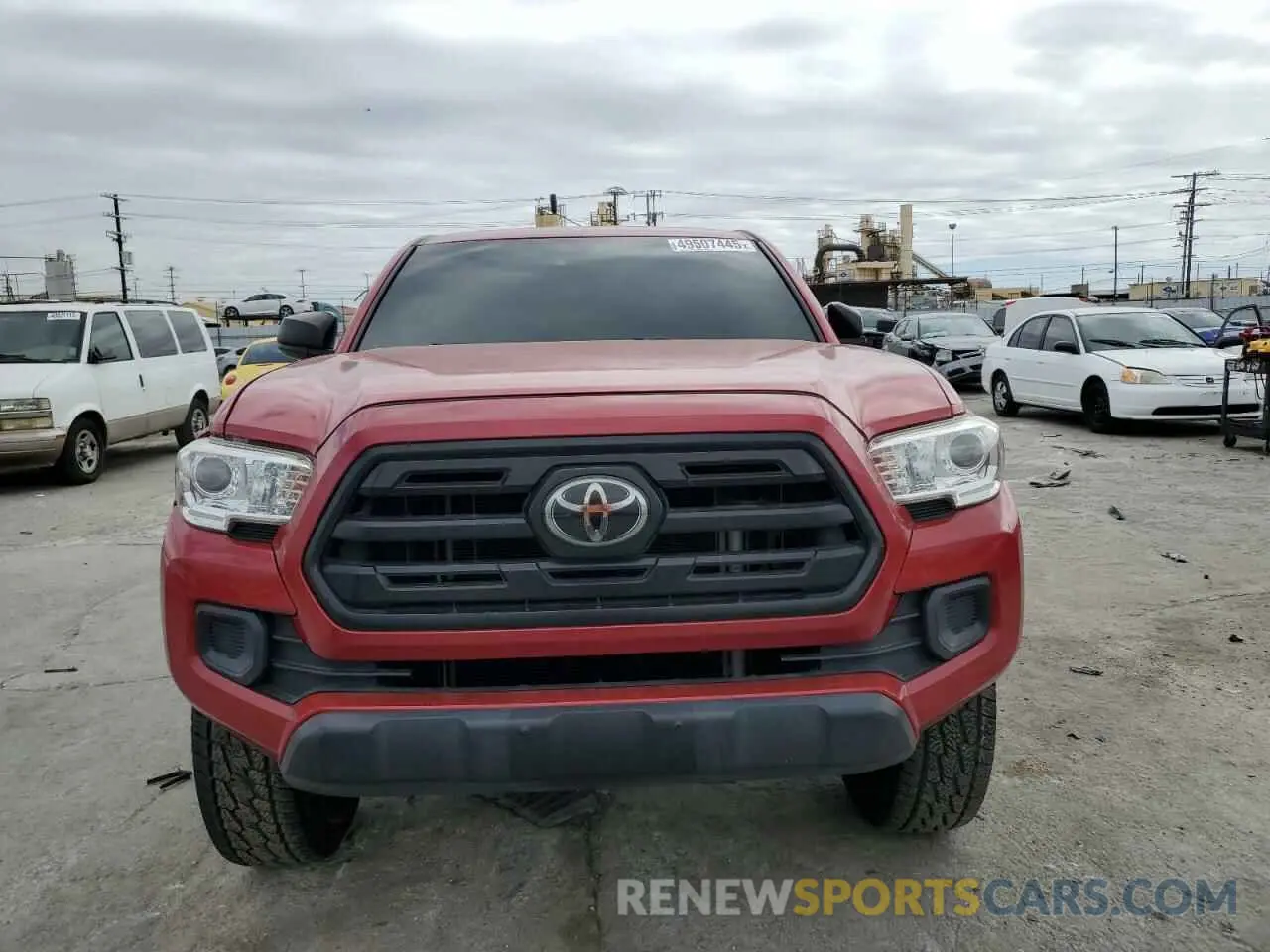 5 Photograph of a damaged car 5TFRX5GN0KX153487 TOYOTA TACOMA 2019