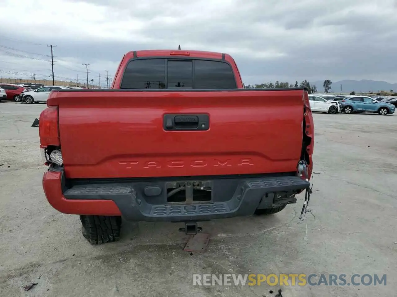 6 Photograph of a damaged car 5TFRX5GN0KX153487 TOYOTA TACOMA 2019