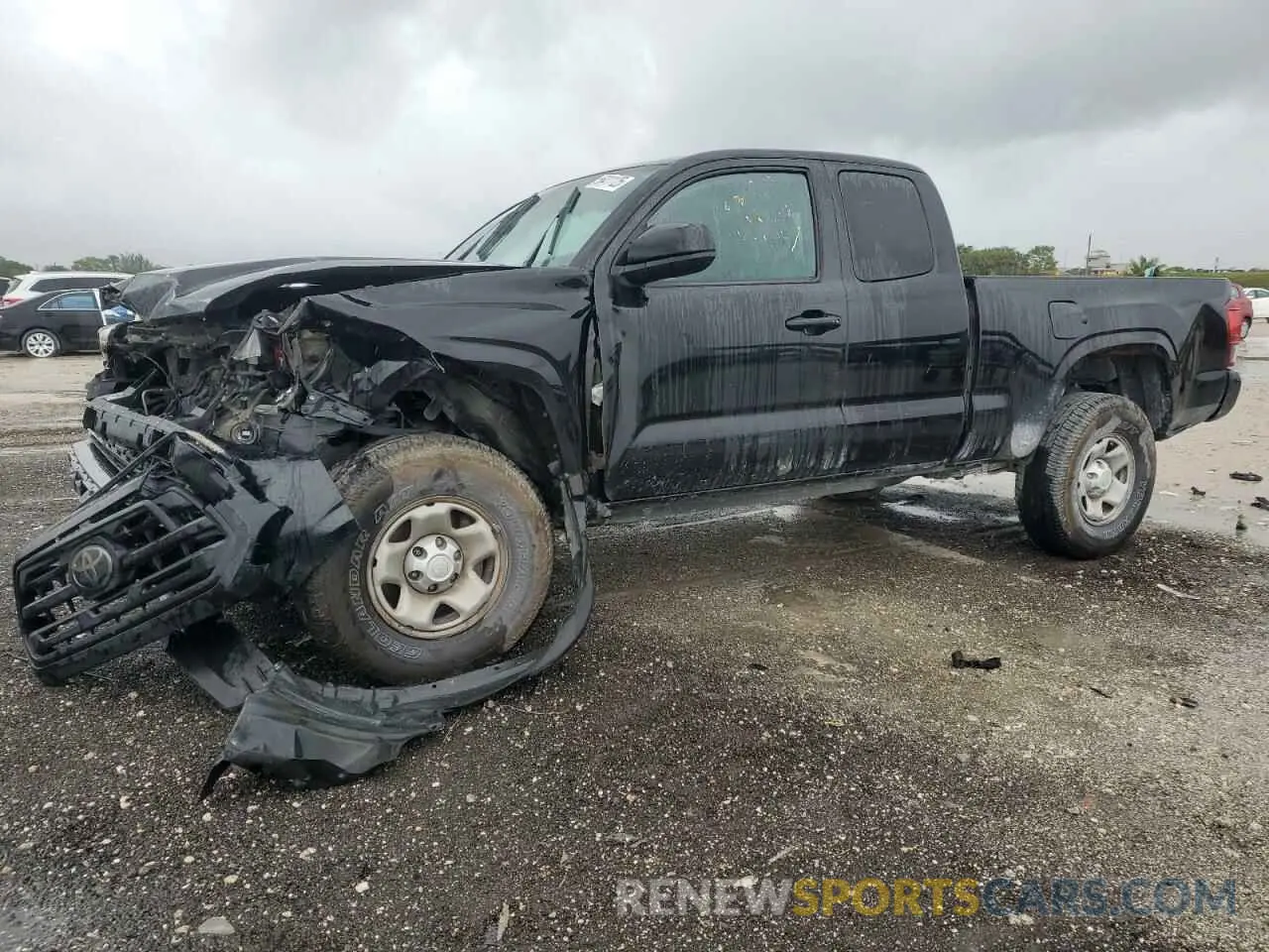 1 Photograph of a damaged car 5TFRX5GN1KX135550 TOYOTA TACOMA 2019