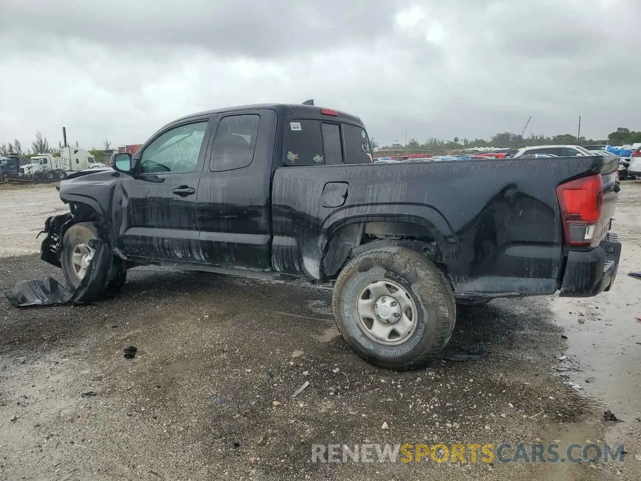 2 Photograph of a damaged car 5TFRX5GN1KX135550 TOYOTA TACOMA 2019