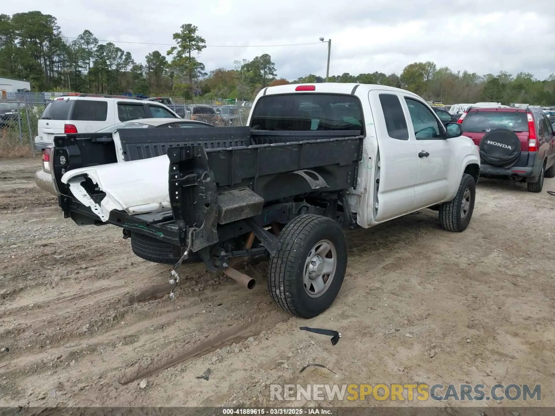 4 Photograph of a damaged car 5TFRX5GN1KX141879 TOYOTA TACOMA 2019