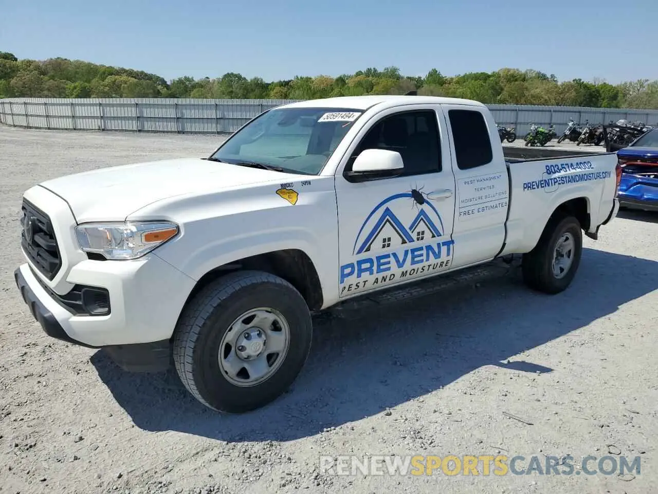 1 Photograph of a damaged car 5TFRX5GN1KX164787 TOYOTA TACOMA 2019