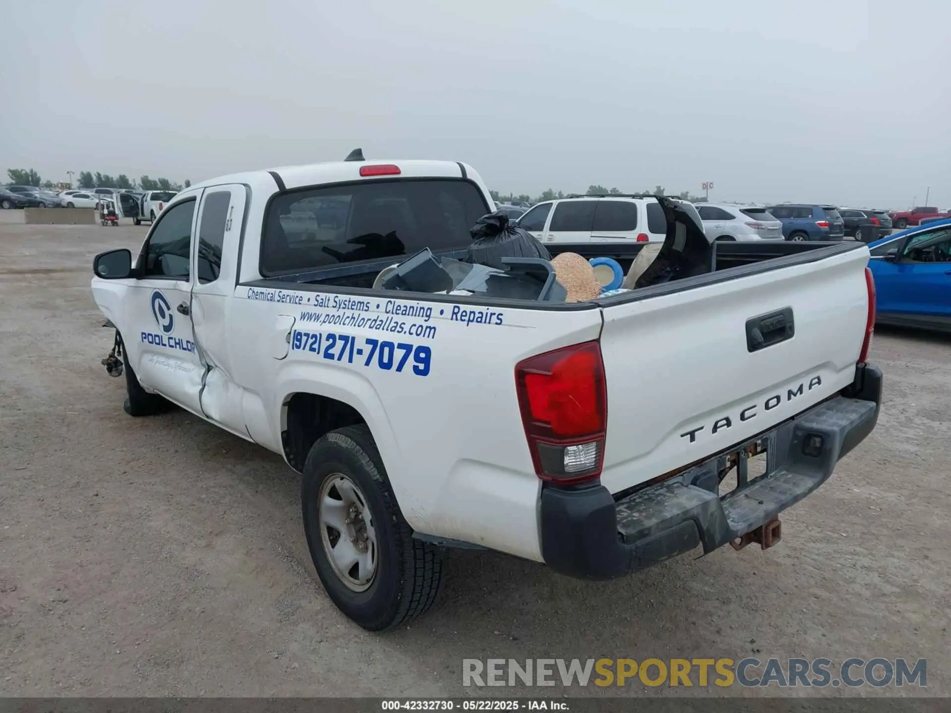 3 Photograph of a damaged car 5TFRX5GN2KX137484 TOYOTA TACOMA 2019