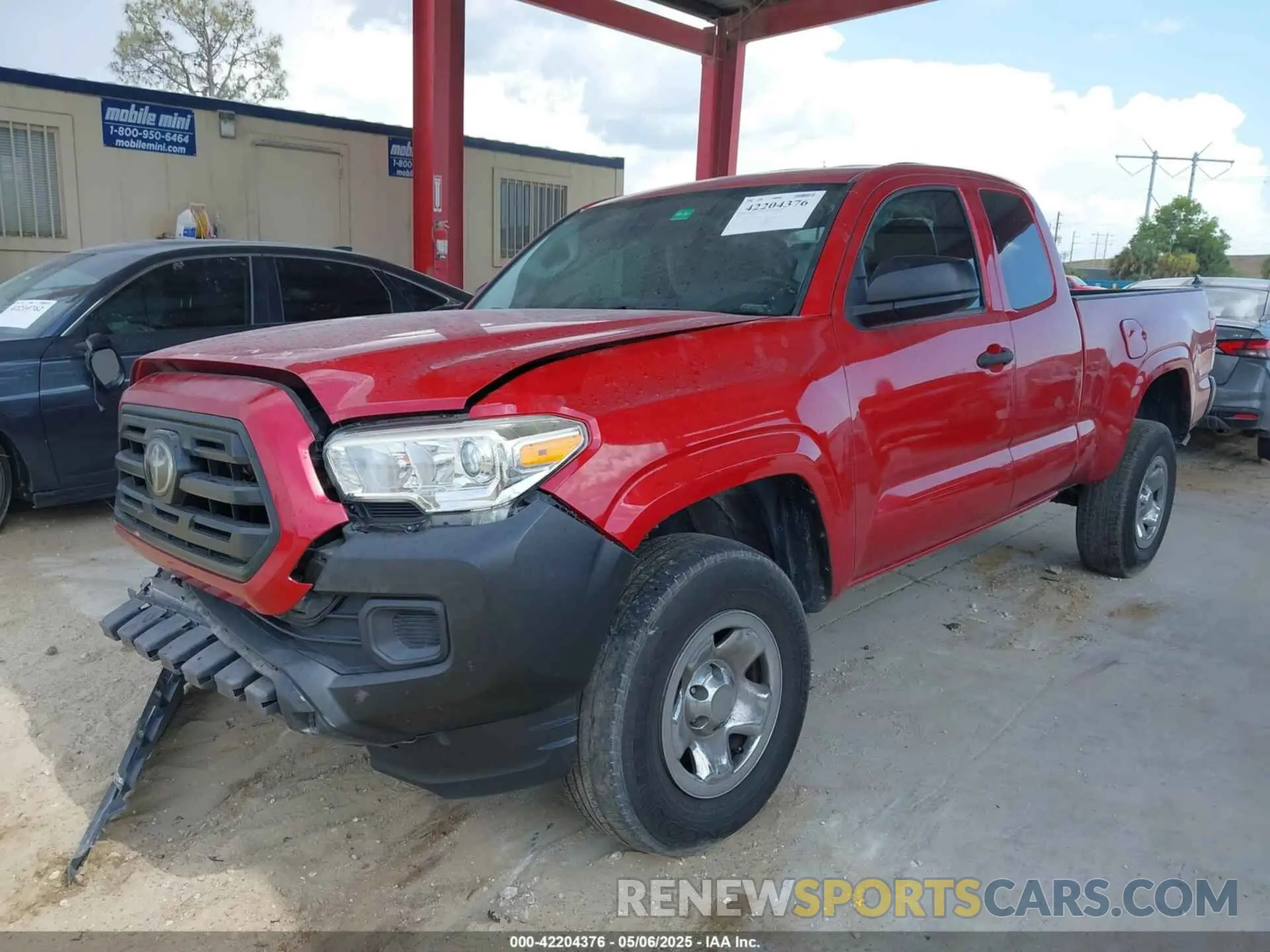 2 Photograph of a damaged car 5TFRX5GN2KX146427 TOYOTA TACOMA 2019