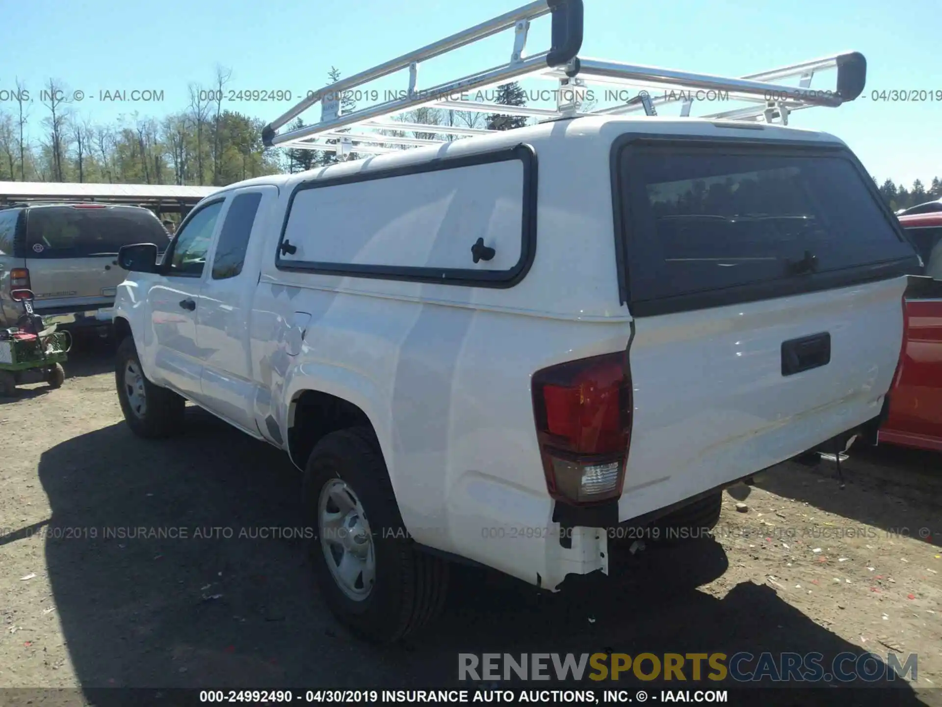 3 Photograph of a damaged car 5TFRX5GN3KX145206 TOYOTA TACOMA 2019