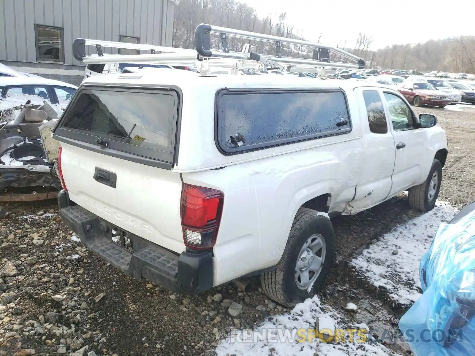 4 Photograph of a damaged car 5TFRX5GN3KX156397 TOYOTA TACOMA 2019