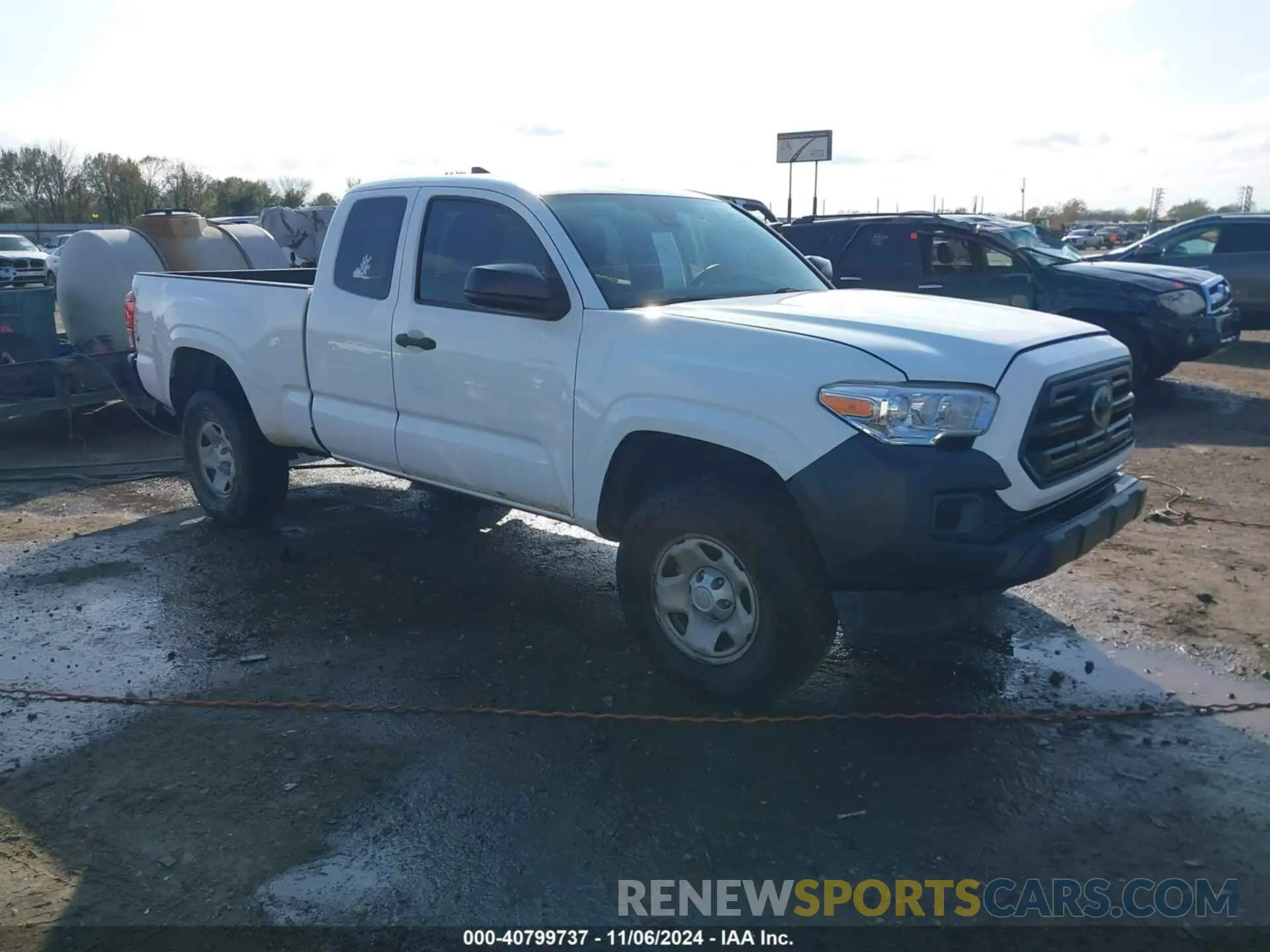 1 Photograph of a damaged car 5TFRX5GN4KX135297 TOYOTA TACOMA 2019