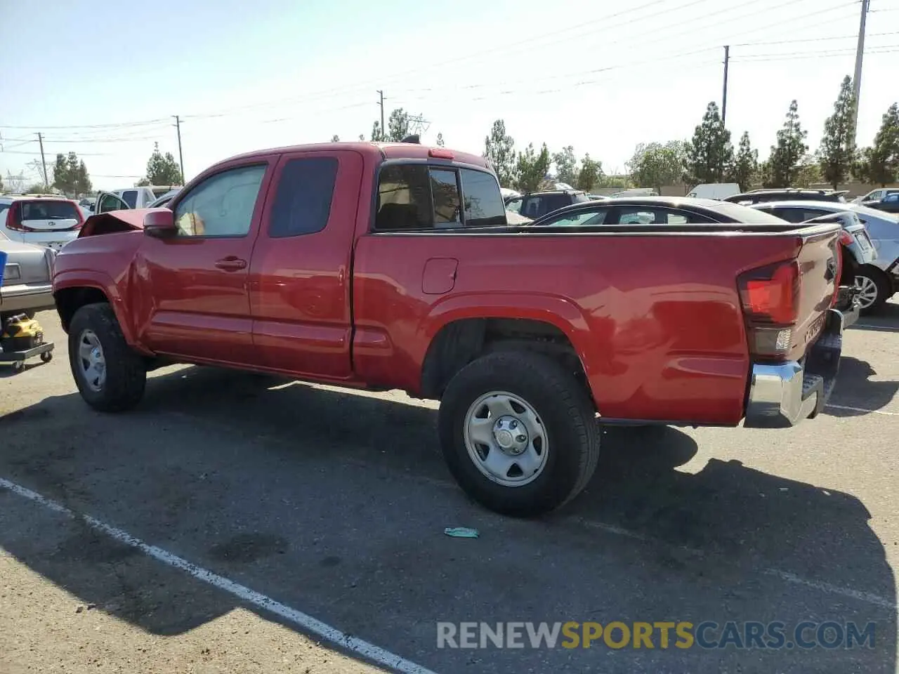 2 Photograph of a damaged car 5TFRX5GN4KX135753 TOYOTA TACOMA 2019