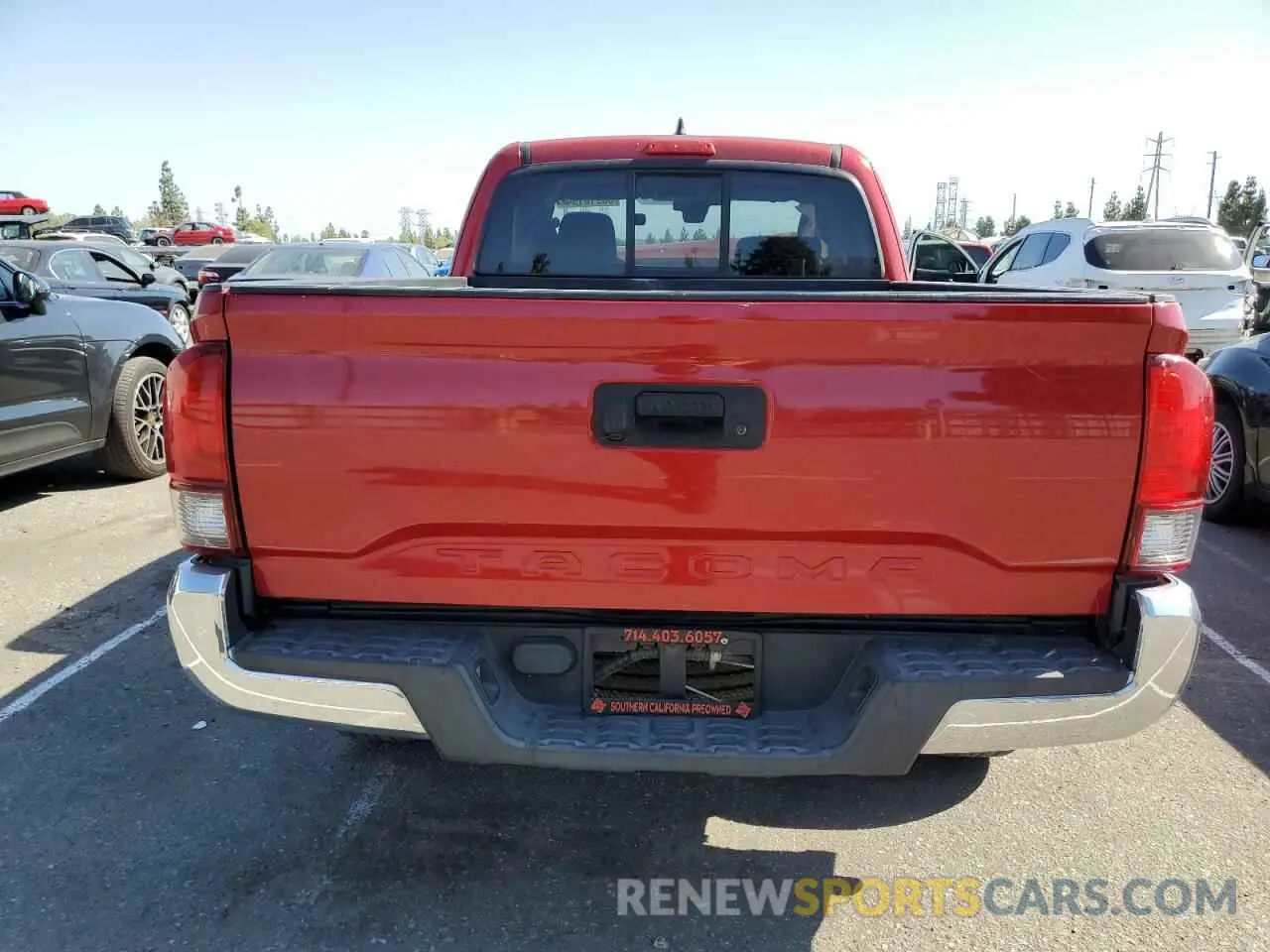 6 Photograph of a damaged car 5TFRX5GN4KX135753 TOYOTA TACOMA 2019
