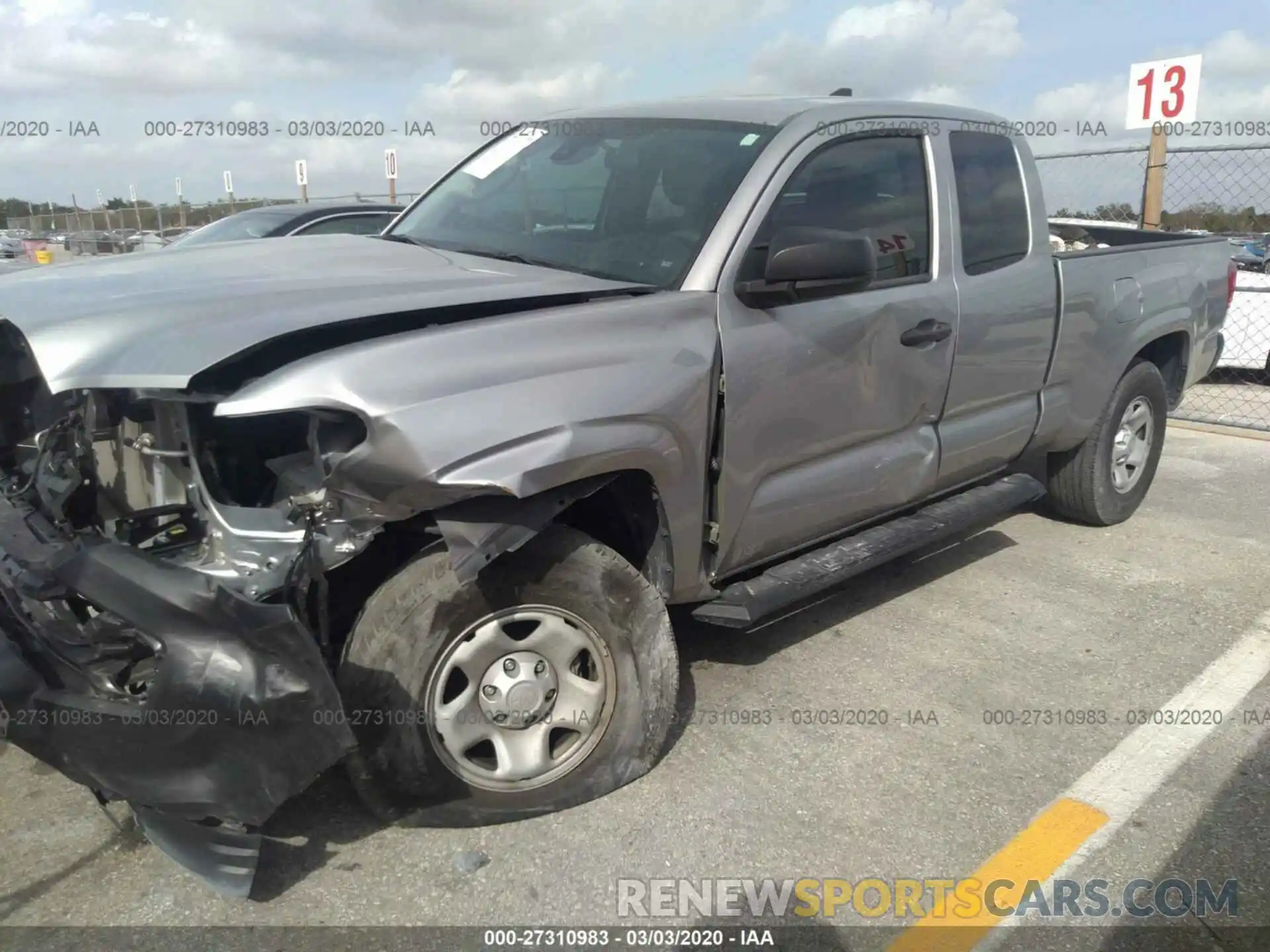 6 Photograph of a damaged car 5TFRX5GN5KX135745 TOYOTA TACOMA 2019