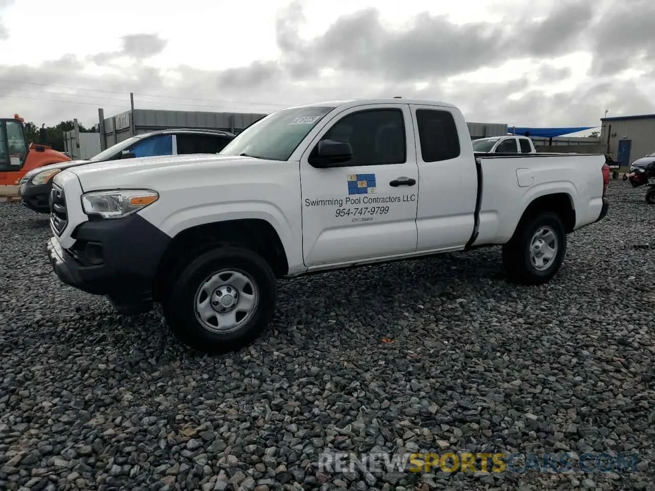 1 Photograph of a damaged car 5TFRX5GN5KX146468 TOYOTA TACOMA 2019