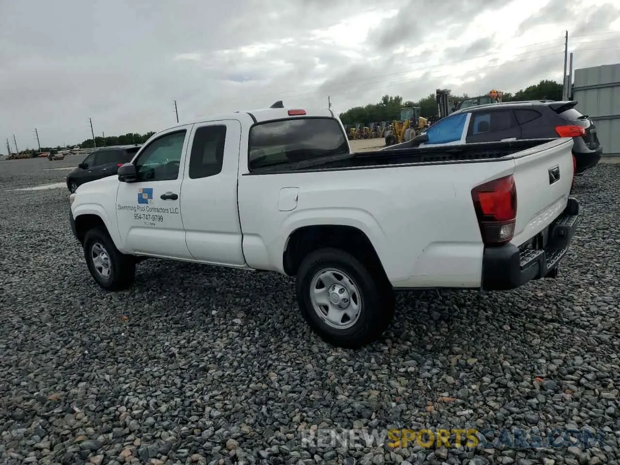 2 Photograph of a damaged car 5TFRX5GN5KX146468 TOYOTA TACOMA 2019