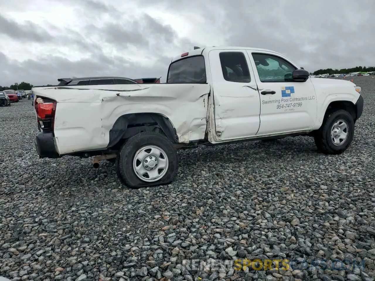 3 Photograph of a damaged car 5TFRX5GN5KX146468 TOYOTA TACOMA 2019