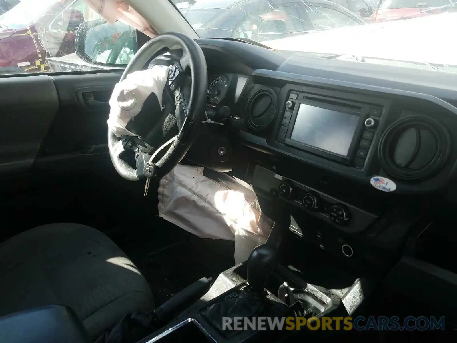 9 Photograph of a damaged car 5TFRX5GN5KX159947 TOYOTA TACOMA 2019