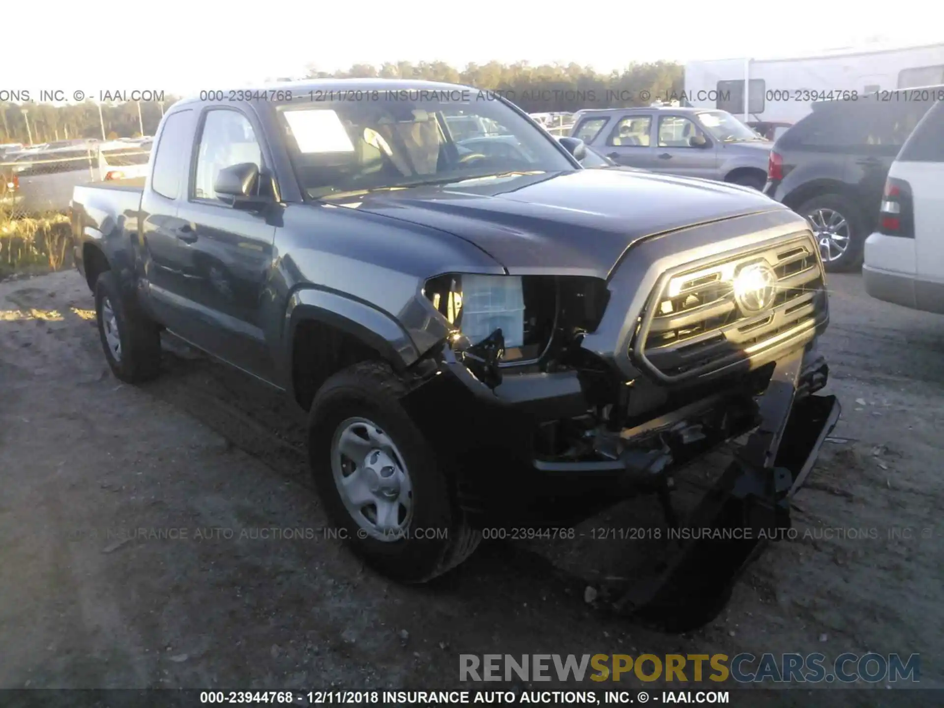 1 Photograph of a damaged car 5TFRX5GN6KX135088 TOYOTA TACOMA 2019