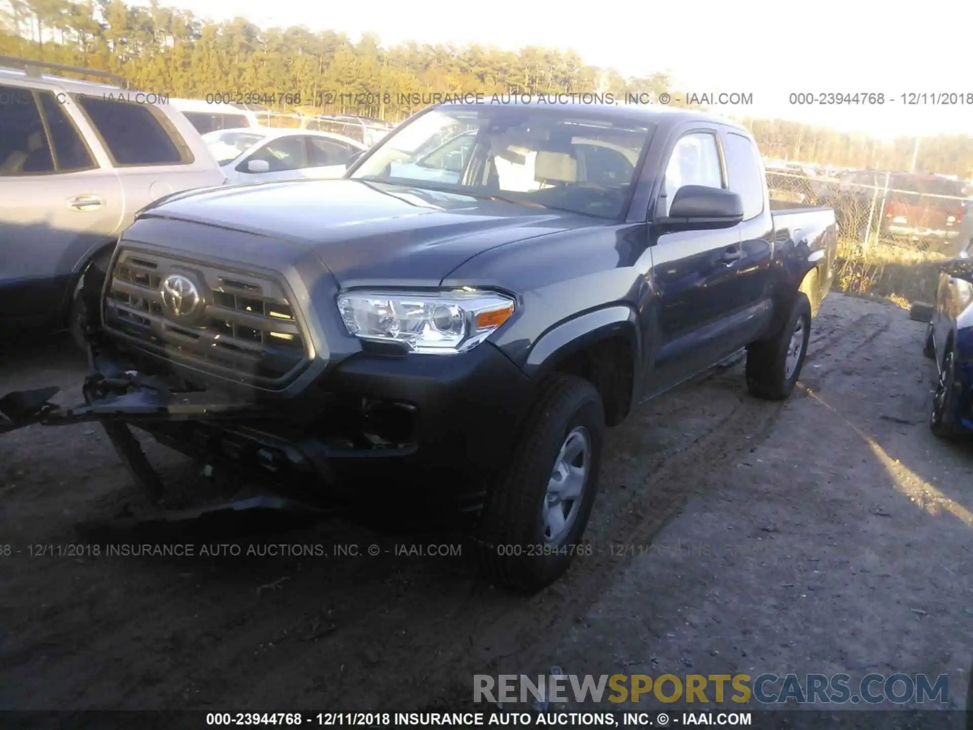 2 Photograph of a damaged car 5TFRX5GN6KX135088 TOYOTA TACOMA 2019