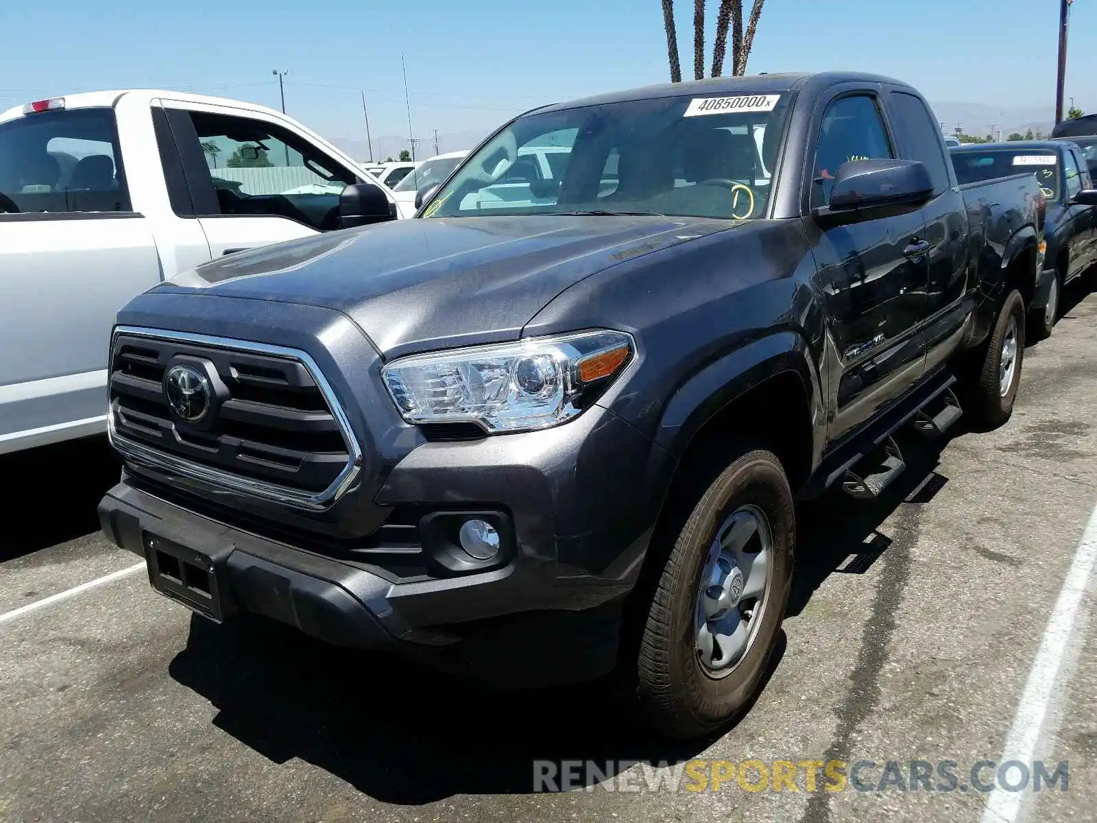 2 Photograph of a damaged car 5TFRX5GN6KX159407 TOYOTA TACOMA 2019