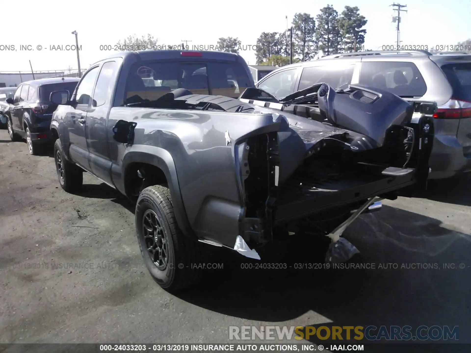 3 Photograph of a damaged car 5TFRX5GN7KX135777 TOYOTA TACOMA 2019