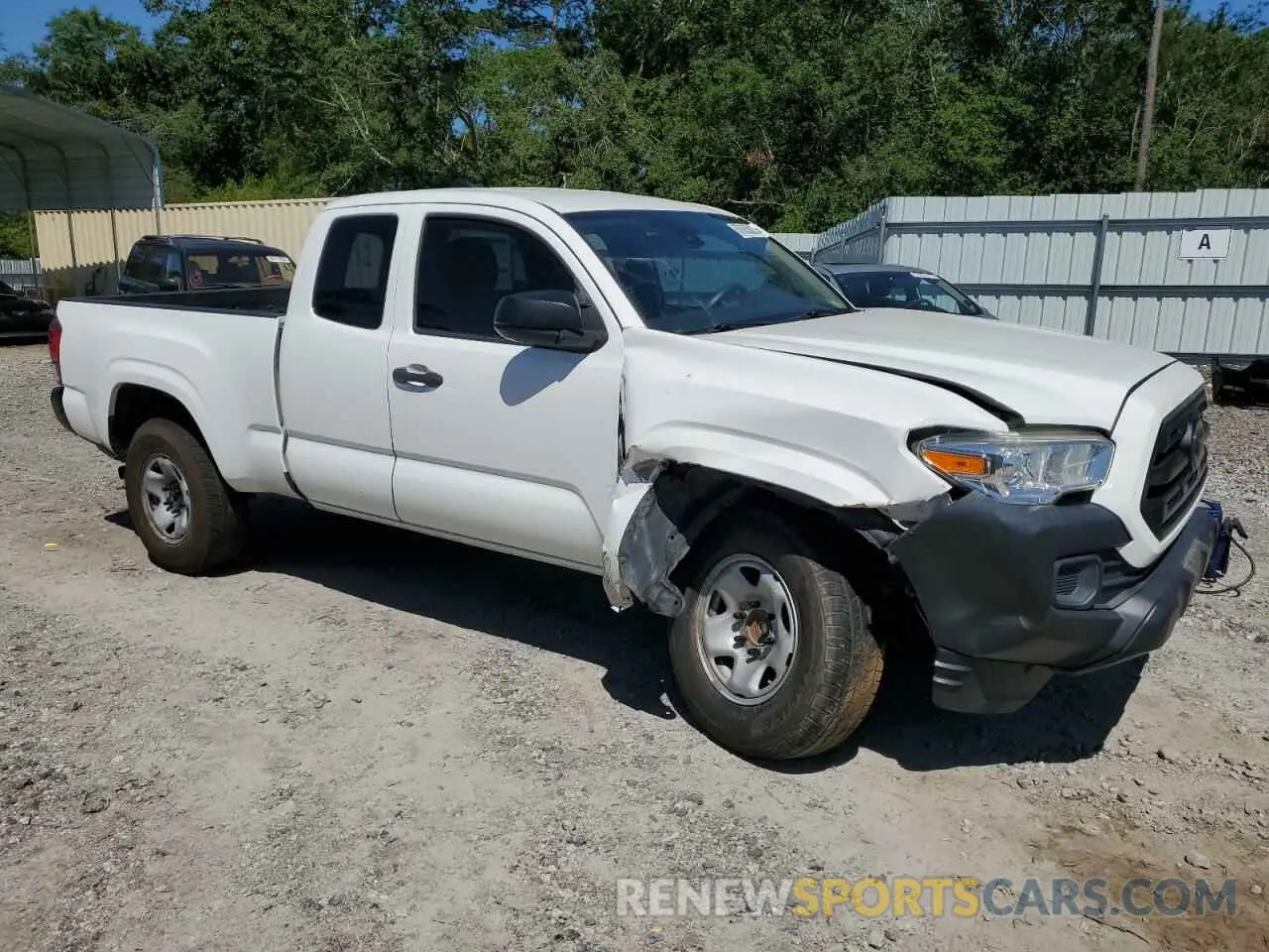 4 Photograph of a damaged car 5TFRX5GN7KX147525 TOYOTA TACOMA 2019