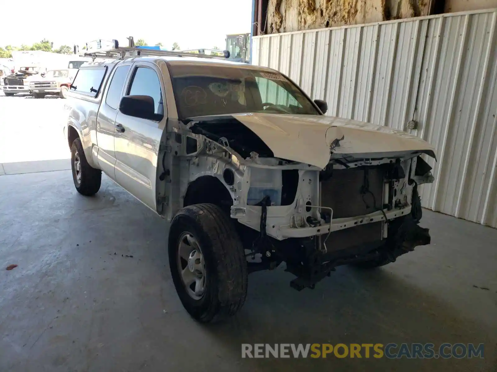 1 Photograph of a damaged car 5TFRX5GN7KX148142 TOYOTA TACOMA 2019