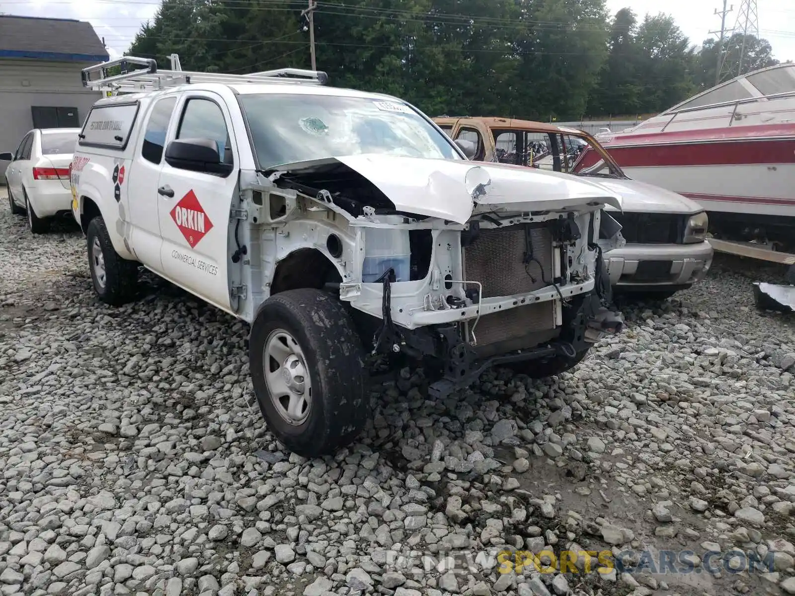 9 Photograph of a damaged car 5TFRX5GN7KX148142 TOYOTA TACOMA 2019