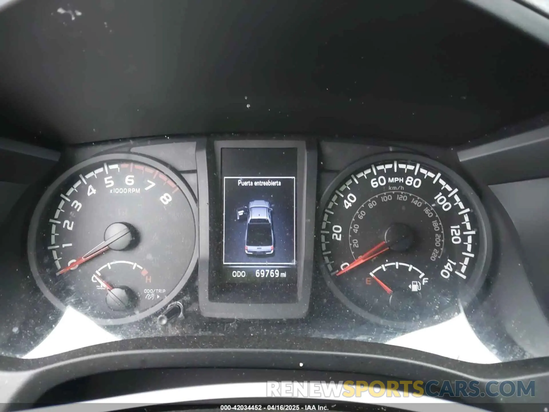 7 Photograph of a damaged car 5TFRX5GN8KX151700 TOYOTA TACOMA 2019