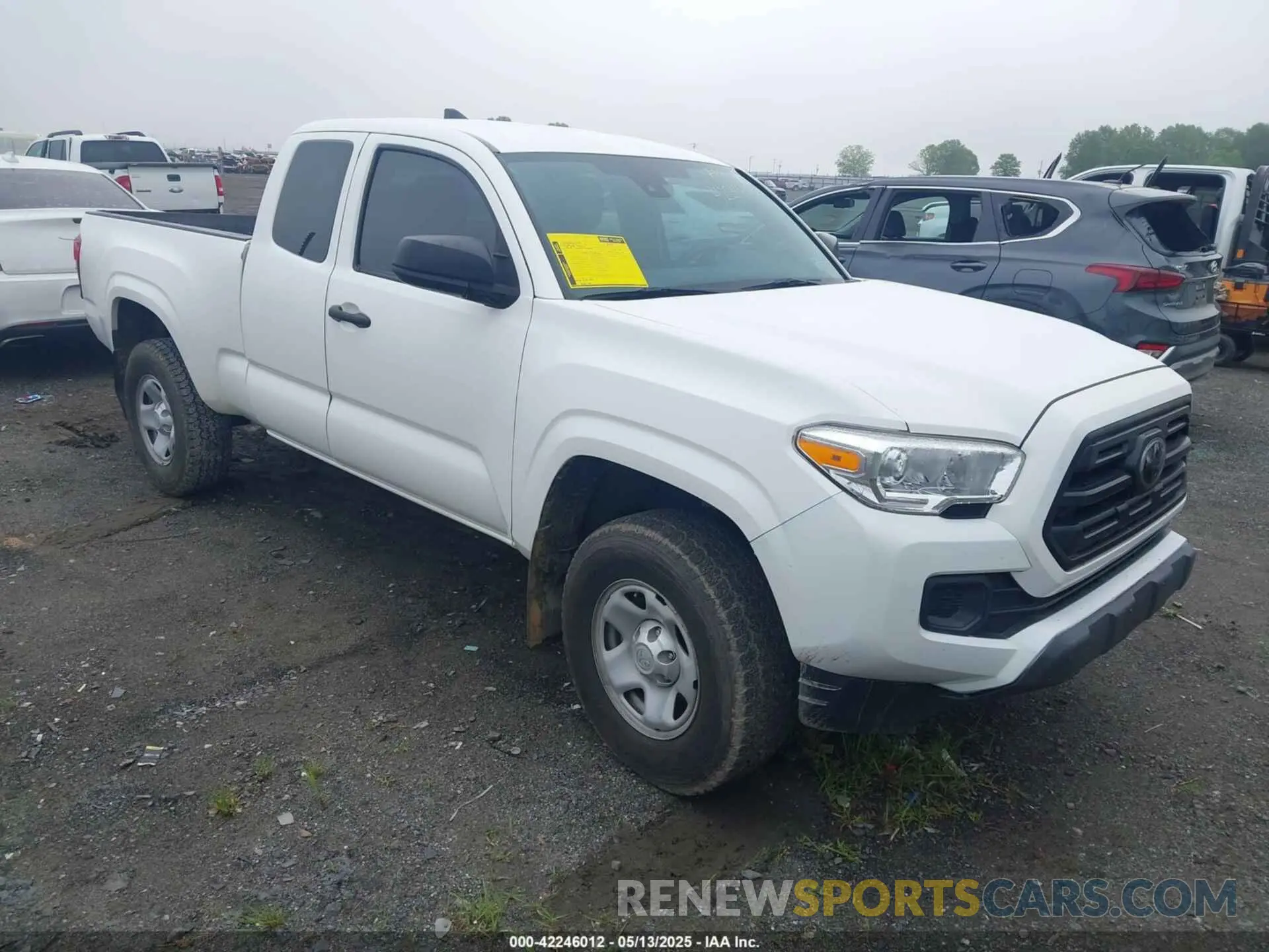 1 Photograph of a damaged car 5TFRX5GN9KX137739 TOYOTA TACOMA 2019