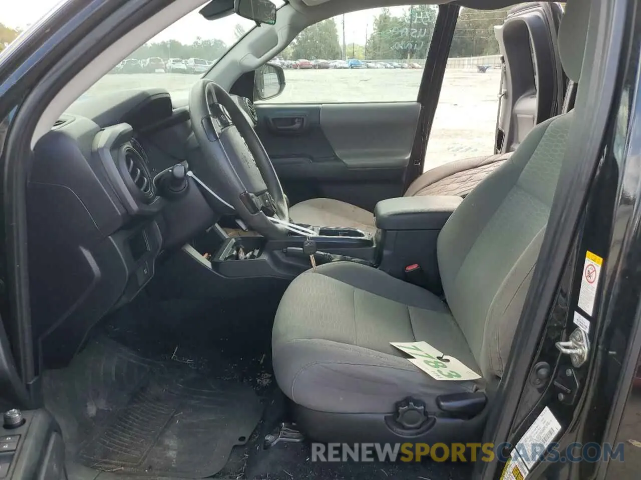 7 Photograph of a damaged car 5TFRX5GN9KX138843 TOYOTA TACOMA 2019