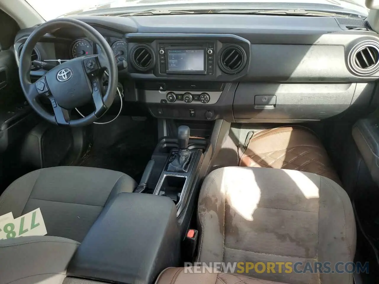 8 Photograph of a damaged car 5TFRX5GN9KX138843 TOYOTA TACOMA 2019
